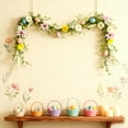 thumbnail image 5 of JLFNYA Easter Garland, Easter Garland for Mantle, 70.8" Easter Artificial Vines, Colorful Easter Wreath Spring Vines Garland with Faux Eggs and Butterflies, Easter Spring Festival Decoration, 5 of 5