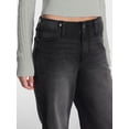 thumbnail image 4 of No Boundaries No Waist Baggy Jeans, 31.5'' Inseam, Women's XXS-XXL, 4 of 5