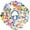 4A, variant on 35pcs-50pcs Colorful Sticker Pack Mushroom Stationery Stickers Cute Graffiti Decals for Luggage Laptop Suitcase