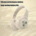 thumbnail image 6 of Yarino Wireless Bluetooth 5.4 Over-Ear Headphones, Low Latency, Foldable Soft Headband, Long Battery Life for Gaming & Sports, 6 of 6