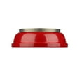 thumbnail image 2 of Golden Lighting 3602-14 AB-RD 14 Pouces Duncan Flush Mount en Laiton Vieilli&44; Rouge, 2 of 3