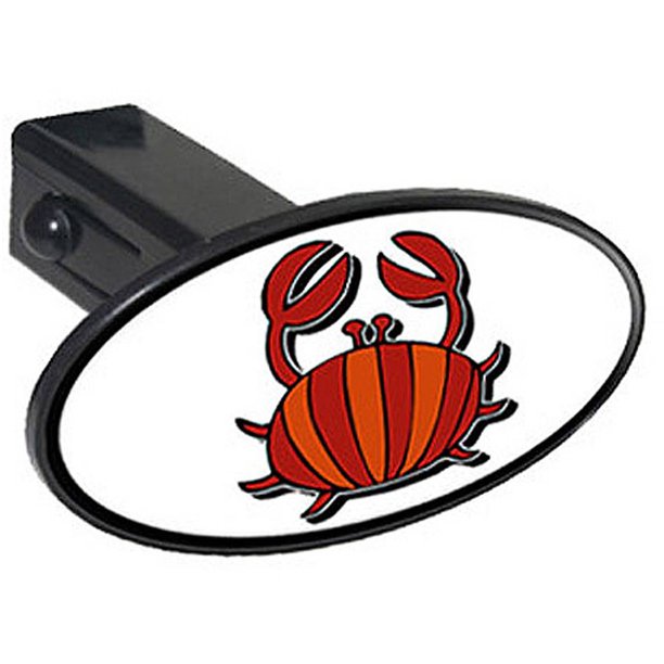 Crab 1.25" Oval Tow Trailer Hitch Cover Plug Insert