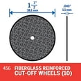 thumbnail image 4 of Dremel 114-456-01 Roue de Tranchant 1-1-2 Pouces Dia. 10 Roues par Paquet, 4 of 4
