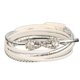 thumbnail image 1 of Pulsera envuelta de múltiples capas para mujer, pulsera con colgante de lazo de diamantes de imitación, joyería (blanco), 1 of 3