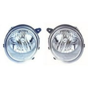 GO-PARTS PAIR/SET Replacement for 2007 - 2016 Jeep Patriot Front Headlightss Headlamps Assemblies Front Housing / Lens / Cover - Left & Right (Driver & Passenger) Replacement For Jeep Patriot