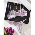 thumbnail image 5 of Purple Lingerie Set Spring Floral, 5 of 5