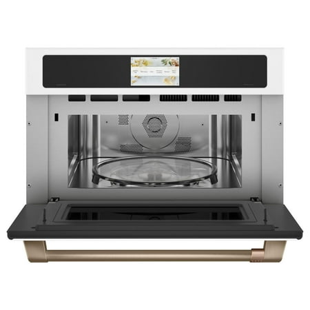 Café - 30" Built-In Single Electric Convection Wall Oven with 120V Advantium Technology, Customizable - Matte White