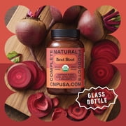 Organic Beet Root Capsules - Beet Root Capsules Made in the USA, Naturally Boost Energy, Stamina, Nitric Oxide with a Pure Organic Beet Root Supplement