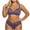 Pink, variant on Plus Size Lace Bra Wireless Comfortable Breathable Panty Set Suitable for Women