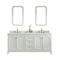 thumbnail image 2 of Water Creation Queen 72"W Wood Double Bathroom Vanity in Pure White, 2 of 8