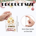 thumbnail image 3 of Crystal Acrylic Christmas Money Holder Ornament, Holiday Cash & Treat Holder, Festive Cash Storage Hanging Ornament, Creative Holiday Gift for Family and Friends(Angel), 3 of 7