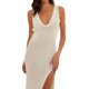 thumbnail image 2 of VISgogo Vestido sin mangas para mujer, cuello en V recortado, color sólido, adelgazante, informal, para fiesta, club, vestido de una sola pieza VISgogo moda, 2 of 5