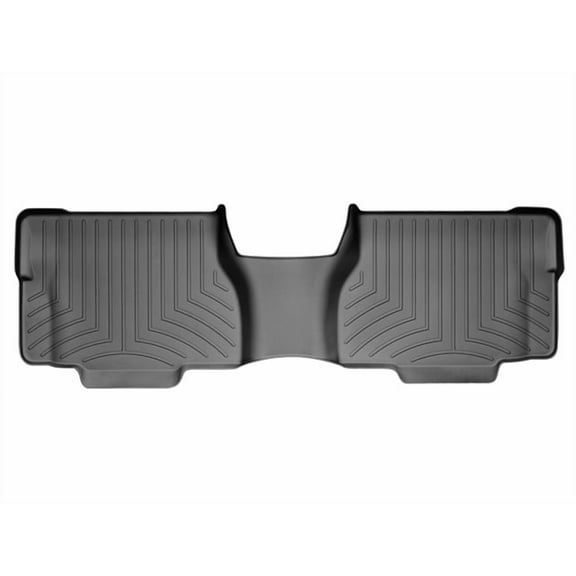 WeatherTech Custom Fit FloorLiners compatible with 2012-2022 Toyota Sequoia - 2nd Row, Black