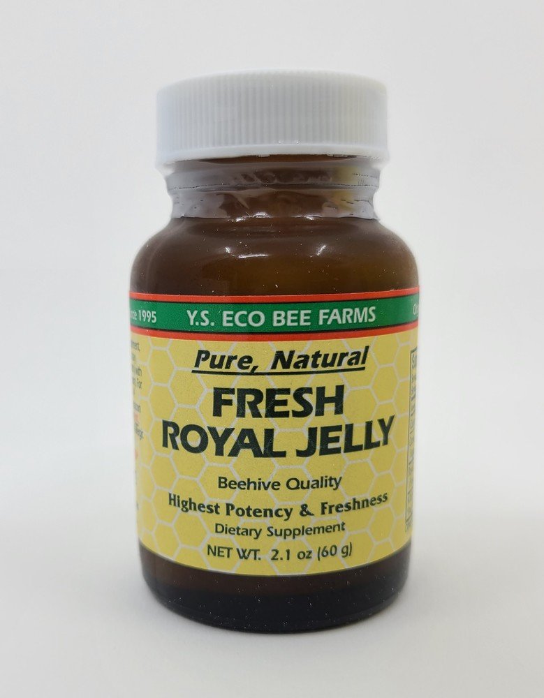 100 Pure Fresh Royal Jelly 60,000 mg YS Eco Bee Farms 2.1 oz Liquid