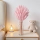 thumbnail image 5 of Ramo de 60 tallos de flores de pampa artificiales con jarrón, plumas de seda en rosa y blanco, 32 cm, tallos florales decorativos para bodas, hogar, decoración boho y fiestas., 5 of 6
