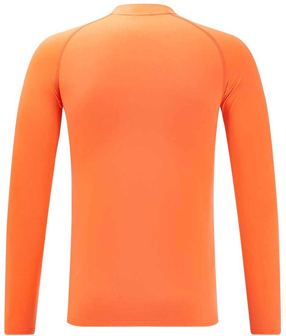 DEVOROPA Youth Boys Compression Thermal Shirt Long Sleeve Fleece Baselayer Soccer Baseball Undershirt 