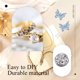 thumbnail image 4 of Pendiente Stud Minnieouse de mano de obra superficie lisa Multicolor Mujeres Suministros accesorios de joyería Colgante cuenta de cristal AP010751-16B, 4 of 6