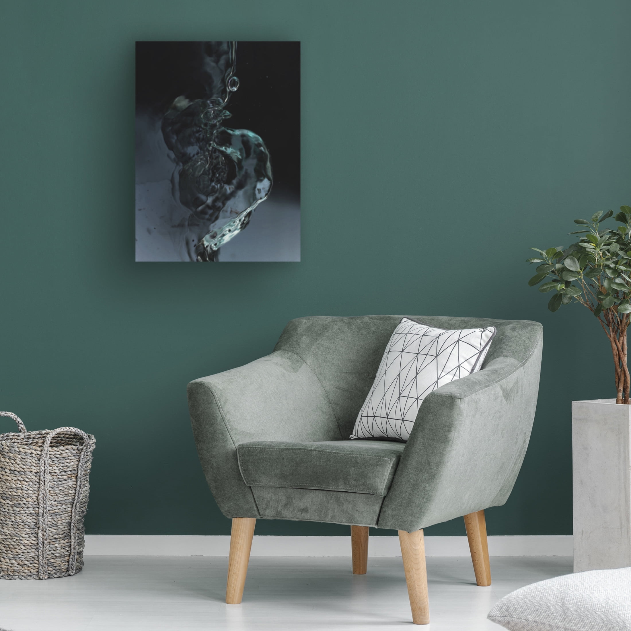 Trademark Fine Art Shot by Clint Aqua No2 Canvas Wall Art