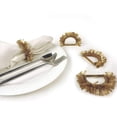 thumbnail image 4 of Fan Favorites Napkin RingColor: GoldSize: 4"x2.5"Set of 4, 4 of 9