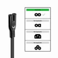 thumbnail image 2 of 5Ft Ac Power Cord Cable For Hisense 50K23Dg 50R6E 50R7080E Tv 2-Prong Wire Lead, 2 of 4