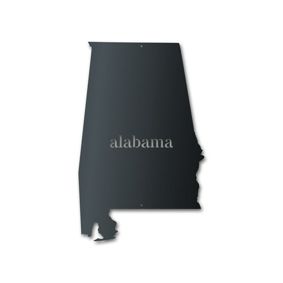 Metal Alabama Wall Art 30
