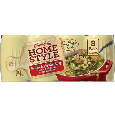 Product of Campbell's Homestyle Italian-Style Wedding Soup, 8 pk./18.8 oz. [Biz