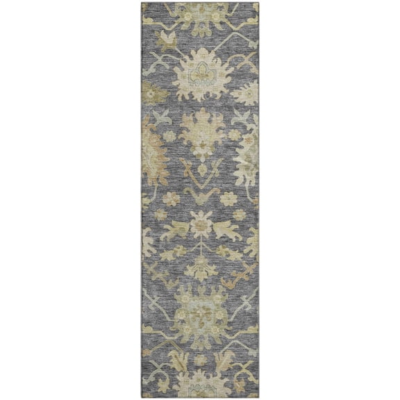 Dalyn Rugs Premium Machine Washable Mayfield AMF1150 Gray 2'3" x 7'6" Runner Rug