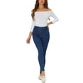 thumbnail image 2 of INSPIRAR CHIC Blusas de Fiesta de Mujer con Hombros Descubiertos y Mangas 3/4 S Blancas, 2 of 6