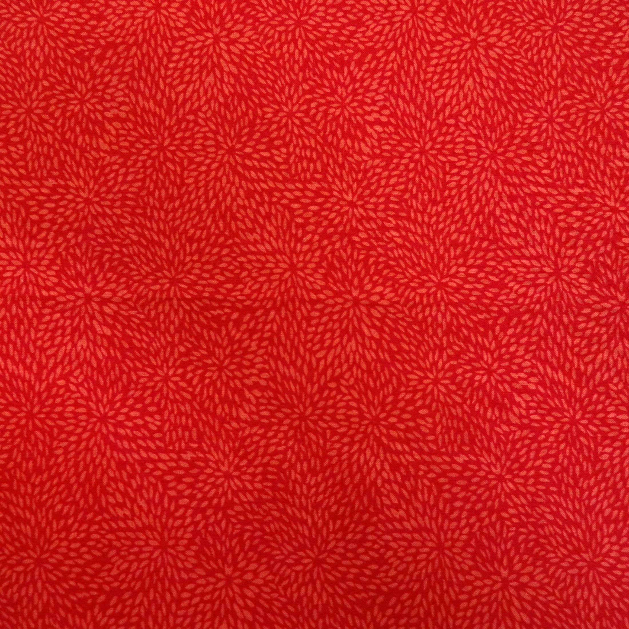 Waverly Inspirations 44' x 1 yard 100% Cotton Apparel Fabric, Burst Red