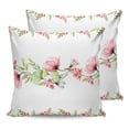 thumbnail image 7 of Outdoor Throw Pillow Cover Poppy Flowers Branch and Butterfly Waterproof Cushion Covers 2 Pack Watercolor Florals on White Pillow Cases Home Decoration for Patio Garden Couch Sofa, 7 of 7
