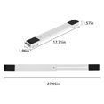 thumbnail image 2 of 2 Pcs Machine à Laver Réfrigérateur Rouleau Mobile Réglable Longueur Base Support de Meubles Support Mobile Cuisine Chambre Blanc, 2 of 5
