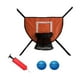 thumbnail image 1 of Mini trampolín, aro de baloncesto, accesorios para trampolín, portería de juego, juguete deportivo, naranja, 1 of 9