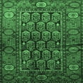 thumbnail image 1 of Ahgly Company Indoor Square Persian Emerald Green Traditional Area Rugs, 4' Square, 1 of 4