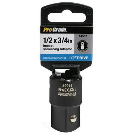 UPC: 0035794145569 | Pro-Grade 14557 0.5 Drive Impact x 0.75 in. Increasing Adaptor