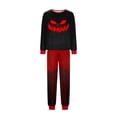 thumbnail image 6 of Halloween Family Matching Christmas Pjs Set, Christmas Tree Print Long-Sleeved Tops + Plaid Trousers Sleepwear Outfits for Holiday Pajamas Set for Men Women, 6 of 6