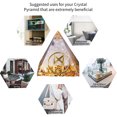 thumbnail image 3 of La pirámide de cristal atrae la abundancia de pirámides de orgón de cristal para obtener energía positiva Wdftyju Para estrenar, 3 of 8