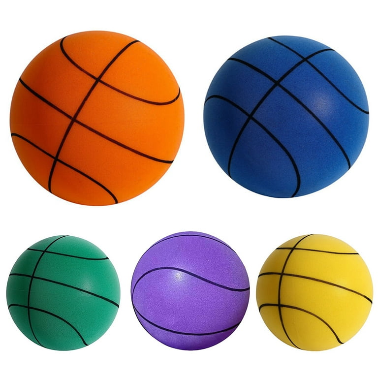 Diameter 21/18cm Silent Basketball Foam Sports Ball Indoor Mute Basketball  
