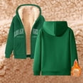 thumbnail image 4 of Linfrsh Women Sweatshirts Women's Hoodie Hooded Full Zip Sweatshirt(E-Green,XL), 4 of 5