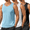 Black/Light Blue/White, variant on Men's Workout Tank Tops UPF 97+ Sleeveless Gym Muscle Shirts Quick Dry Bodybuilding Tanks for Swim Beach