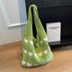 thumbnail image 1 of Zhuge Bolso de hombro tejido para mujer, bolso de mano tejido, bolso de mano tejido elegante para playa de verano, bolsos de hombro de 12,77 x 3,93 x 12,2 pulgadas (verde), 1 of 5