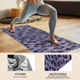 thumbnail image 4 of Leopard Pattern Purple Hot Yoga Mat Towel Non Slip for Hot Yoga - Quick-Drying Yoga Mat Cover with 4 Corner Pockets with Travel Bag - Hot Yoga Towel Non Slip Grip Moisture Wicking Sweat 70"x26", 4 of 6
