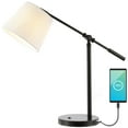 thumbnail image 3 of JONATHAN Y Troy 24" Classic Contemporary Iron LED Task Lamp with USB Charging Port, Oil Rubbed Bronze, JYL1129A, 3 of 8