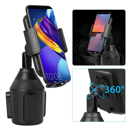 Car Ipod Accessories TSV Cup Phone Holder, Universal Adjustable Cup Holder Car Mount Fits All Sizes Cell Phone, PDA, iPod, MP3 Player & GPS Device ()