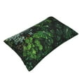 thumbnail image 3 of Balery Lush Foliage Green Plant Pillow Covers,Bed Pilowcases,Reversible Plush Throw Pillow Covers End Pillow Encasement,Pillow Case - 16"X24", 3 of 9