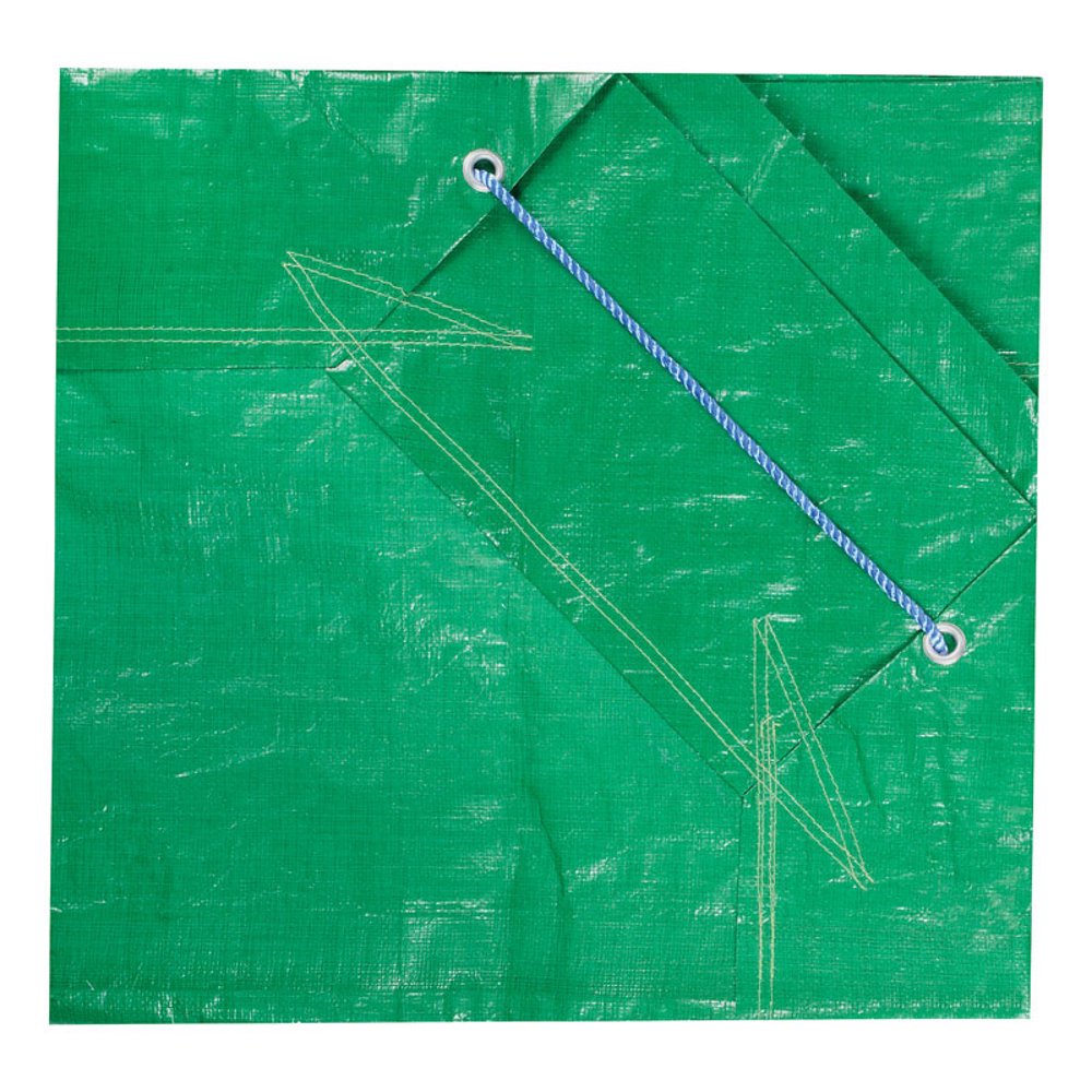 Yard Tarp 7 ft. x 7 ft. Heavy Duty Polyethylene Tarp Forest Green