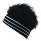 thumbnail image 1 of Gorro de lana con peluca, gorro de invierno de tela transpirable y cómoda, gran regalo para Navidad y Año Nuevo, 1 of 3