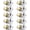 Polished Chrome, variant on Polished Chrome Bed/Bath Door Knobs, Privacy Door Locksets, Keyless Interior Door Knobs, 10 Pack