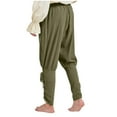 thumbnail image 6 of Dovford Renaissance Costume Men's Pirate Pants Medieval Ren Faire Viking Navigator Ankle Banded Trousers, 6 of 6