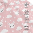 thumbnail image 3 of Naloa Rabbit And Cloud Print Adjustable Cap Original Classic Low Profile Hat Men Women Baseball Cap Dad Hat, 3 of 6