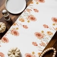 thumbnail image 2 of Pumpkin Flowers Table Runner, Autumn Thanksgiving Kitchen Dining Table Decoration for Home Party Decor 13x36 Inches, 2 of 9